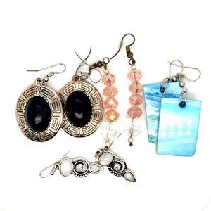 4 Pairs of Dangle Earrings